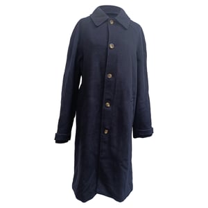 A.P.C. Ethan jas in marineblauwe wol