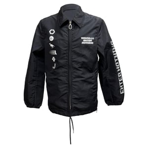 Lanvin Enter Nothing bedrukte bomberjack in zwart nylon