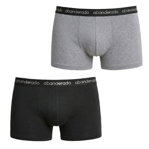 Verpakking van 2 Heren Elastische Katoenen Boxers AA596