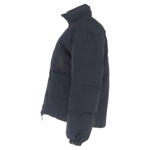 Burberry geruite pufferjas van zwart nylon