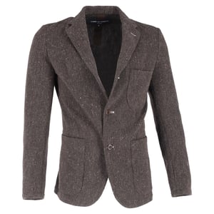 Comme Des Garcons single-breasted blazer van bruine wol.