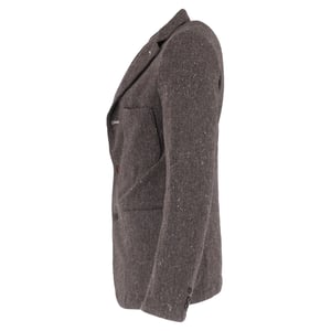 Comme Des Garcons single-breasted blazer van bruine wol.