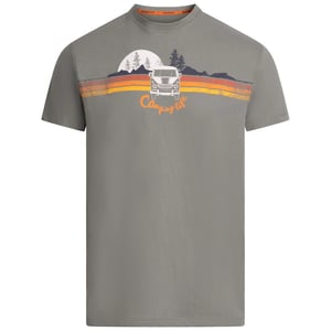 Trespass Heren Cromer II Gedrukt Casual T-Shirt (Vijverblauw)