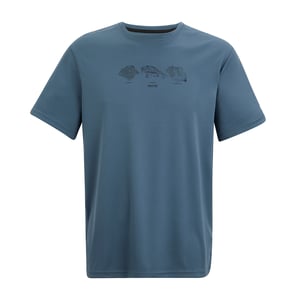 Regatta Heren Fingal Illustratie T-Shirt (China Blauw)