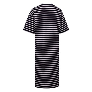Trespass Dames Elayna T-shirt Jurk (Marine/Wit)