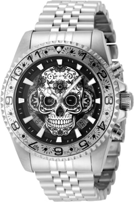 Invicta Pro Diver 48950 Heren Horloge - Quartz Uurwerk - Roestvrij Staal met Grijze Wijzerplaat - 43mm