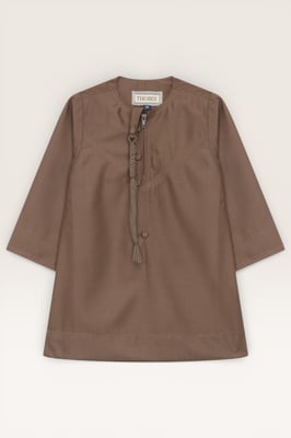 Bruine Ramadan-thobe voor jongens, Emirati Eid Jubba LFS-B-TT001
