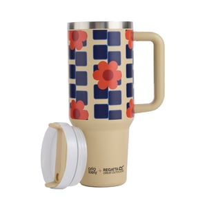 Regatta Orla Kiely Bloemen Geïsoleerde Reisbeker (Oranje)