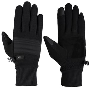 Trespass Heren Douglas Leren Skihandschoenen (Zwart)
