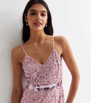 Blush Embelish Maxi-jurk met bandjes