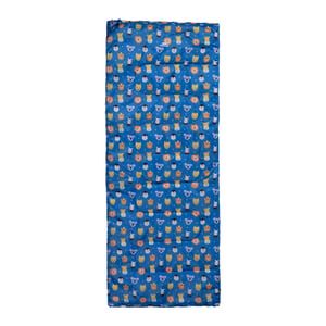 Trespass Slaapzak voor kinderen/kinderen met dierenprint voor 2 seizoenen (Blauw/multikleurig)