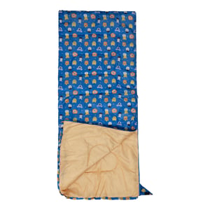 Trespass Slaapzak voor kinderen/kinderen met dierenprint voor 2 seizoenen (Blauw/multikleurig)