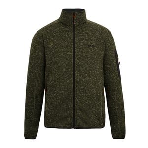 Regatta Heren Newhill Marl Full Zip Fleecejack (Donkere Khaki)