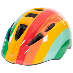Trespass Kinder/Kids Dunt Regenboog Gestreepte Mountainbike Helm (Veelkleurig)