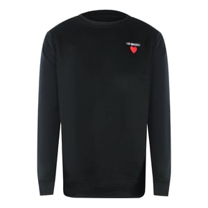 Love Moschino Trui Met Hartlogo In Zwart