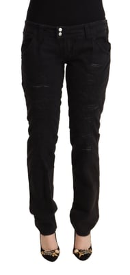 Slim Fit Versleten Jeans