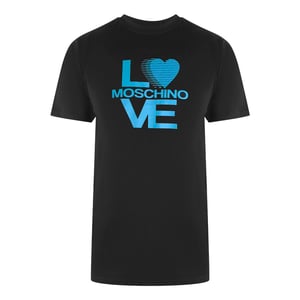 Love Moschino Logo Zwart T-shirt