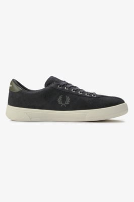Fred Perry Tennis Schoen Suède Heren Ankergrijze Sneakers