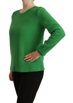 Langarmblouse Met Ronde Hals
