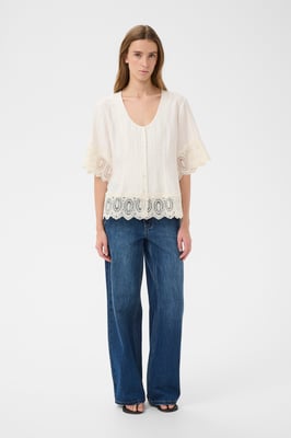 Blouse met korte mouwen KBUrith Blouse met korte mouwen Feminine