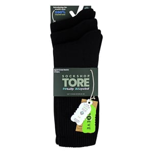 3-Pack Heren Effen Crew Sport Sokken - Zachte Katoenen Everyday Atletiek Sokken