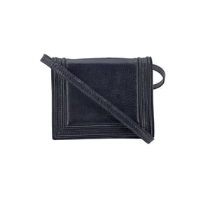 Vintage leren schoudertas van Yves Saint Laurent