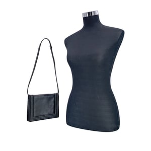 Vintage leren schoudertas van Yves Saint Laurent