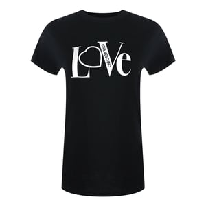 Love Moschino Love Logo Zwart T-shirt