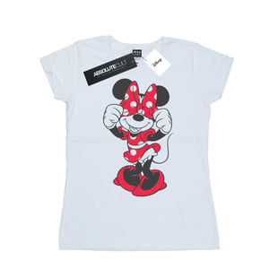 Disney Dames/Dames Minnie Mouse Boogogen Katoenen T-Shirt (Wit)