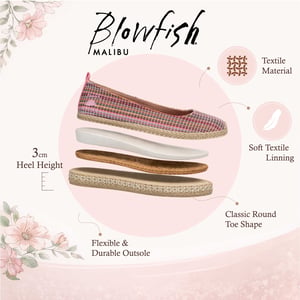 Blowfish Malibu Dames Roze Ballet Ballerina Ballerina Casual schoenen - Benita