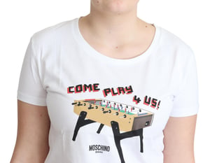Moschino Tsh5069 Tafelvoetbal T-shirt