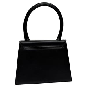 Jacquemus Le Chiquito Top-Handle Tas in Zwart Leer