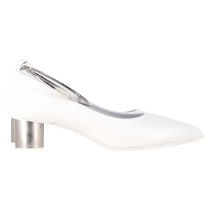 Jil Sander Alima Pumps in Witte Leder