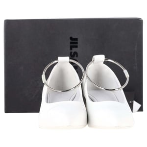 Jil Sander Alima Pumps in Witte Leder