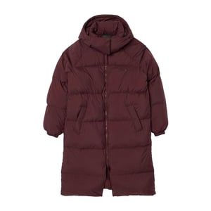 Lacoste Dames Logo Oversized Donsjack (Bruin)