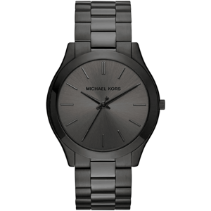 Michael Kors Slim Runway MK8507 44mm Zwart Ionen-geplateerd RVS Dameshorloge
