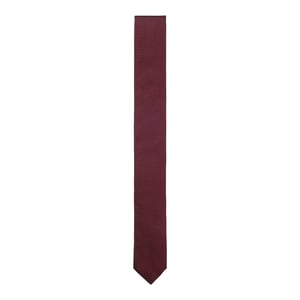 Boss Micro Grid Jacquard Stropdas (Rood)