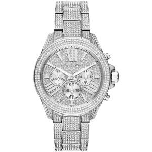 Michael Kors MK6317 Wren 42 mm RVS Chronograaf Dameshorloge