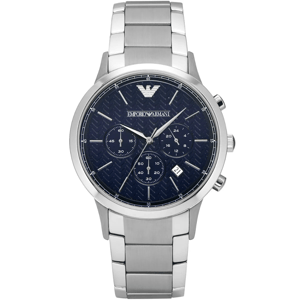 Emporio Armani Renato AR2486 Chronograaf Herenhorloge 43mm Blauwe Wijzerplaat