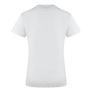 Love Moschino T-shirt Met Opvallend Logo In Wit