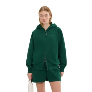 Ellesse Dames Pianella Full Zip Hoodie (Donkergroen)
