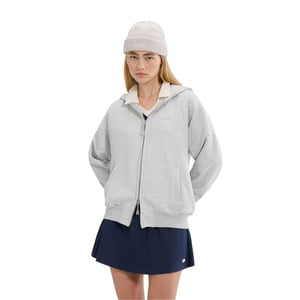 Ellesse Dames Pianella Volledige Ritssluiting Hoodie (Licht Grijs Marl)