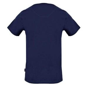 Aquascutum Heren Aldis Gestikt Logo T-Shirt (Marineblauw)