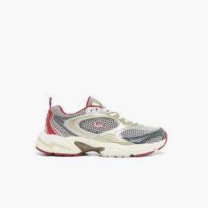 Lacoste Heren Storm 96 2K Synthetisch Leer Trainers (Rood)