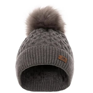 Trespass Dames/Dames Freja Pom Pom muts (Donkergrijs)