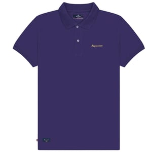 Aquascutum Active Katoenen Poloshirt Met Sneldrogende Eigenschappen (dry-fit) In Paars