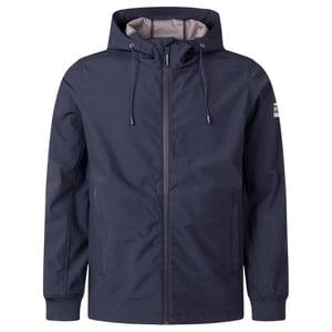 Aquascutum Active Marineblauwe Shell Hybrid Capuchonjas