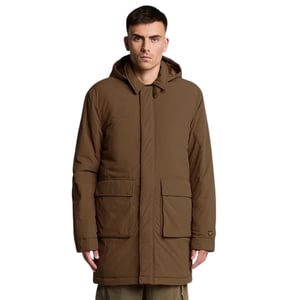 Lyle &amp; Scott Brown Wadded Parka