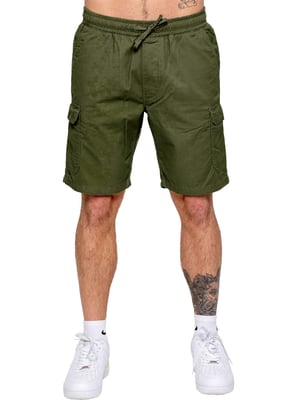 Kruze | 2-Pack Heren Cargo Shorts - BLK/LTGREY