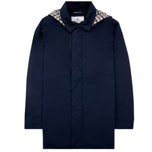 Aquascutum Active Opvouwbare Trenchcoat In Marineblauw
